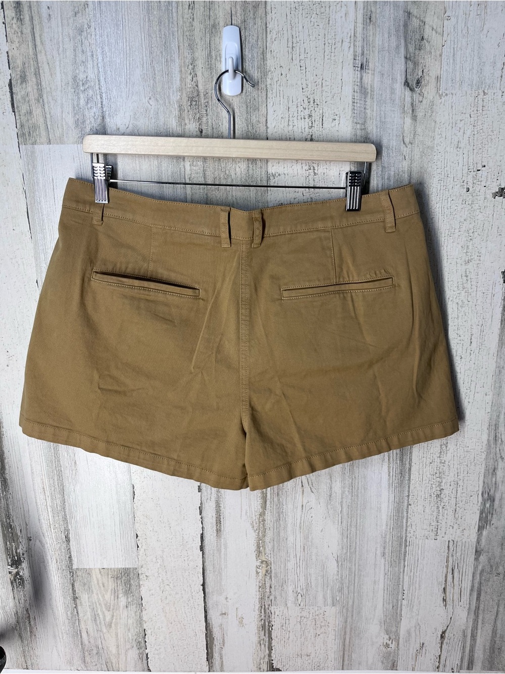 J. Crew Tan High-Rise Tailored Shorts 12 - Picture 4 of 11